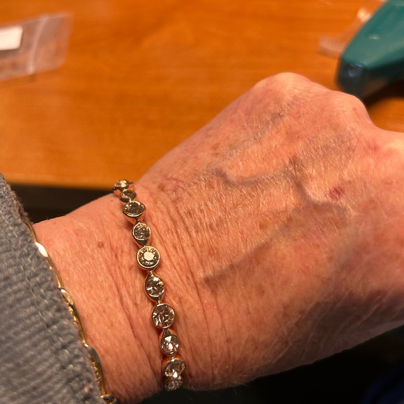 Givenchy Gold Crystal Bracelet - Picture 4 of 6